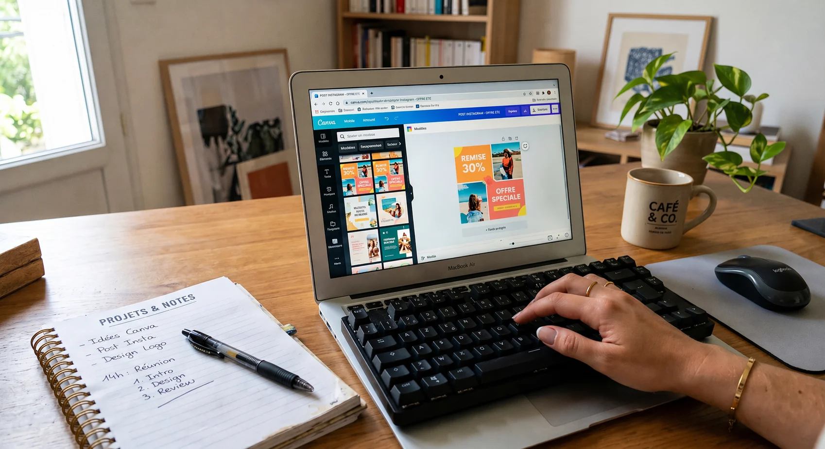 utiliser Canva pour son business créer visuels