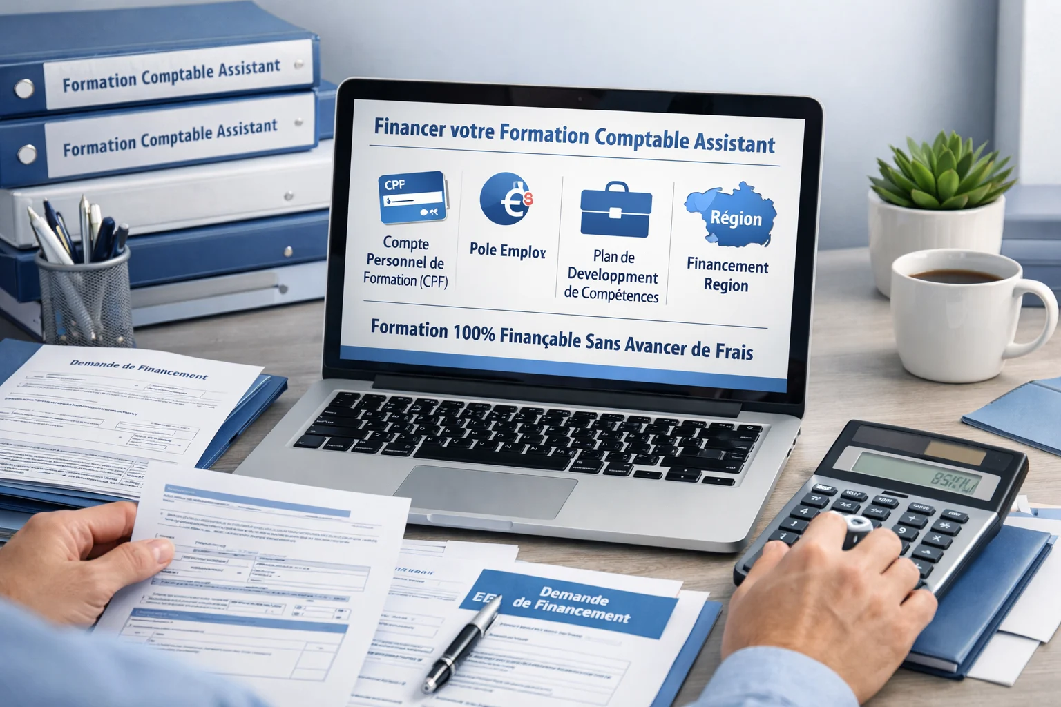 Formation Comptable Assistant : personne consultant des solutions de financement