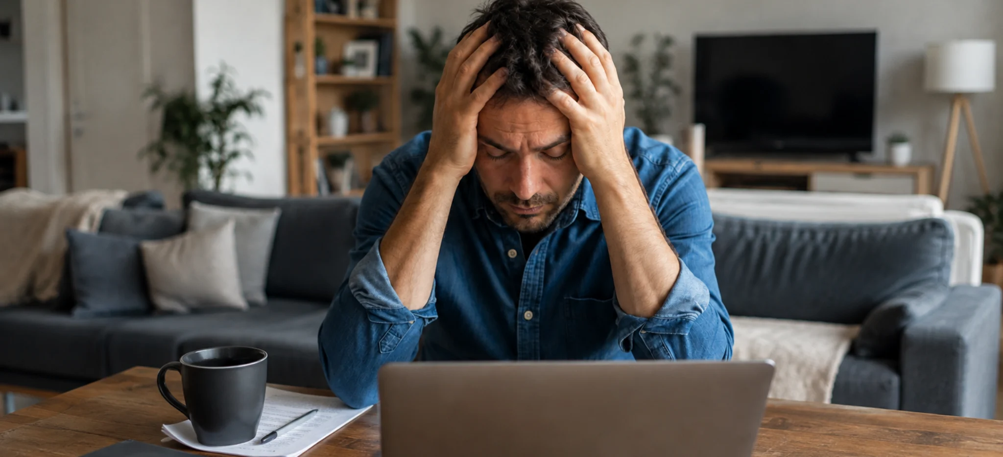 Parent réfléchissant à un diagnostic du TDAH chez l’adulte